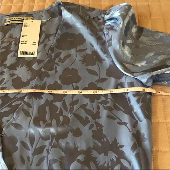 Urban Outfitters Jacquard Surplice Long Sleeve Top - Picture 8 of 11